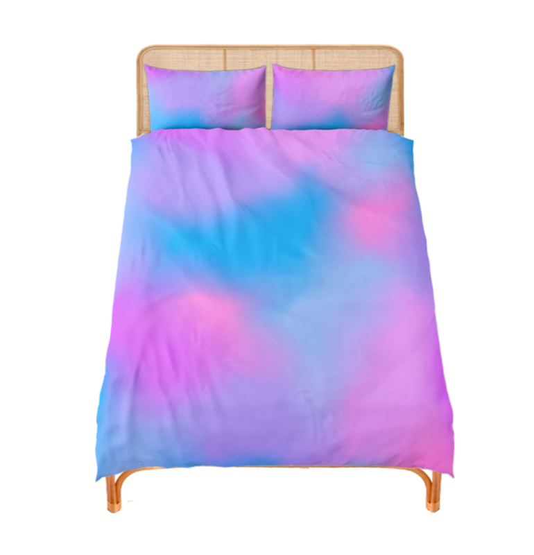 TUTTI FRUTTI Bed Set, Purple / Blue