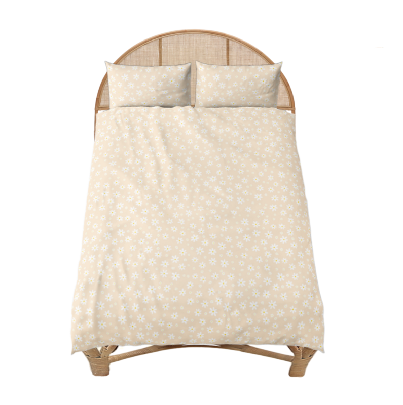 DAISY FIELD Bed Set, Light Beige