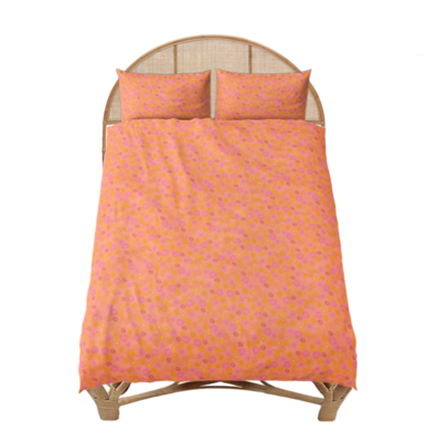 ELALI Bed Set, Deep Peach