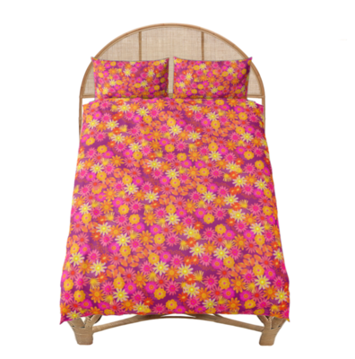 SHIELA Bed Set, Magenta