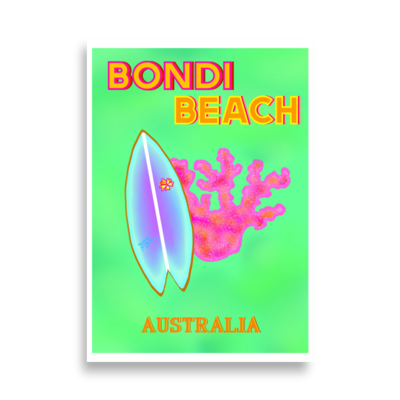 BONDI BEACH Australia Poster