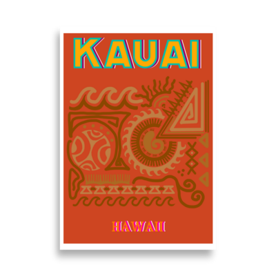 KAUAI Hawaii Poster