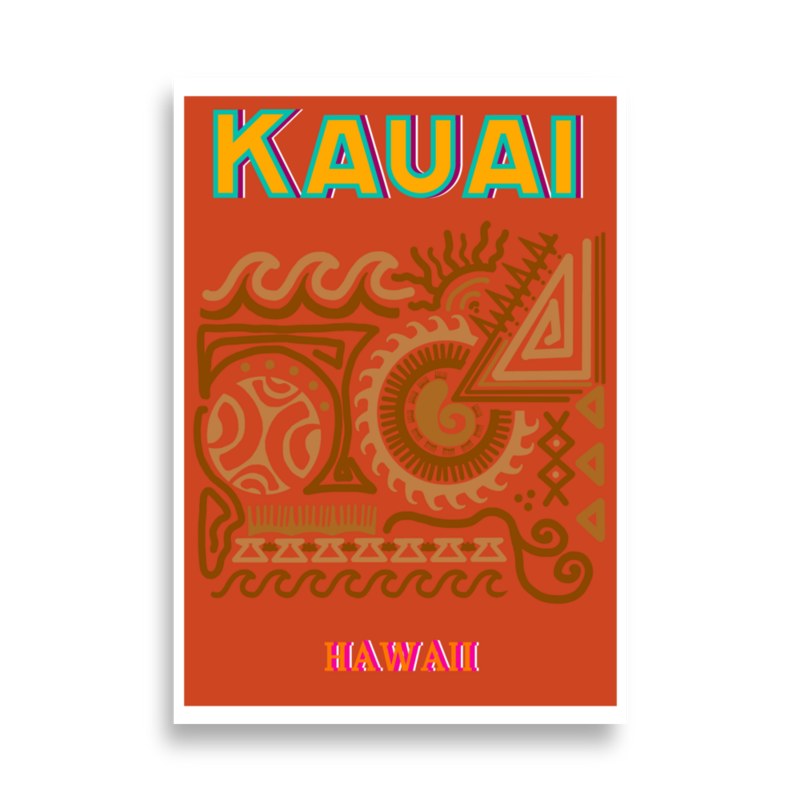 KAUAI Hawaii Poster