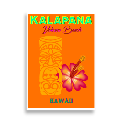 KALAPANA Hawaii Poster