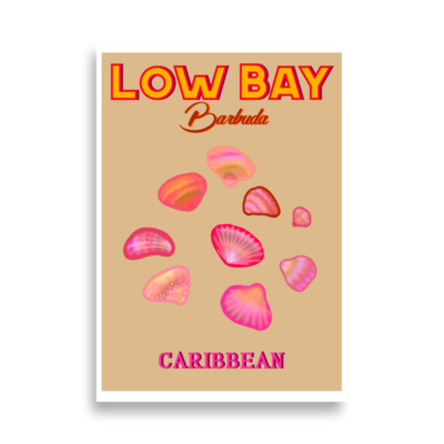 LOW BAY Caribbean Poster