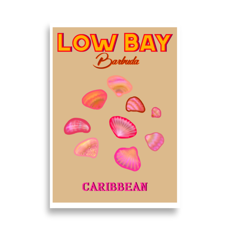 LOW BAY Caribbean Poster