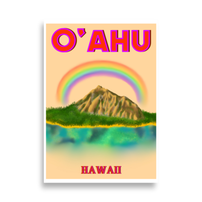 O‘AHU Hawaii Poster