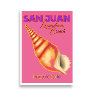 SAN JUAN Puerto Rico Poster