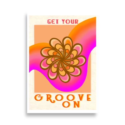 GROOVE Flower Poster