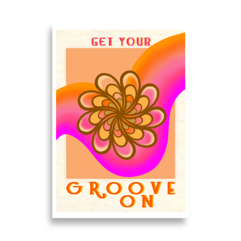 GROOVE Flower Poster