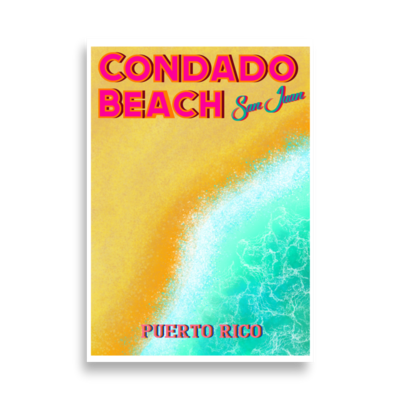 CONDADO BEACH Puerto Rico Poster