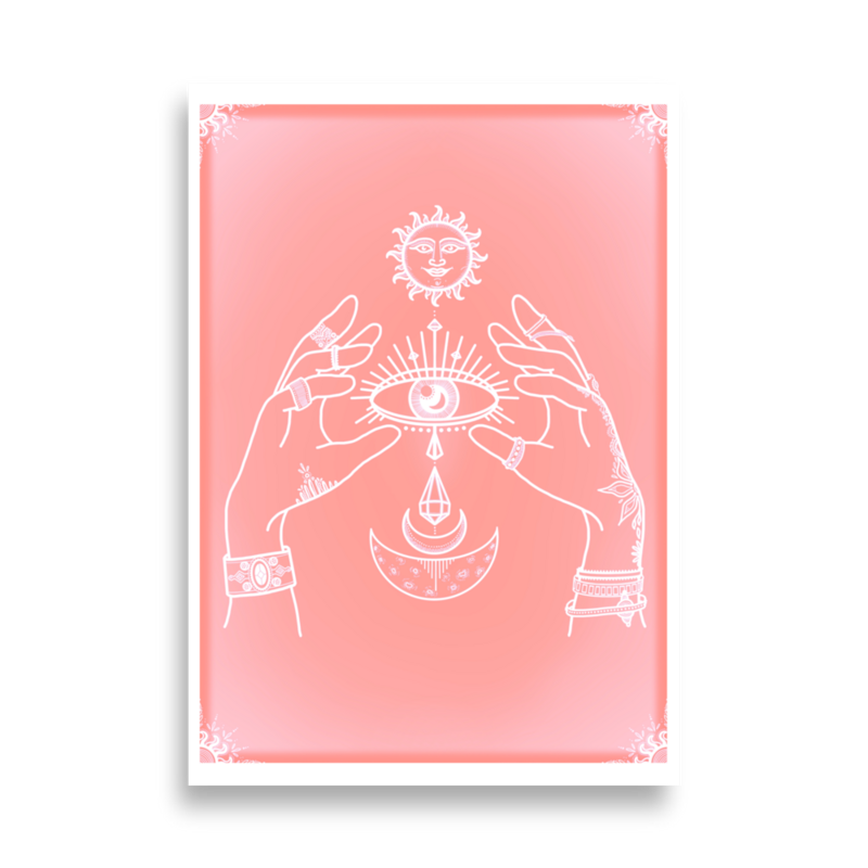 ONE Poster, Pink