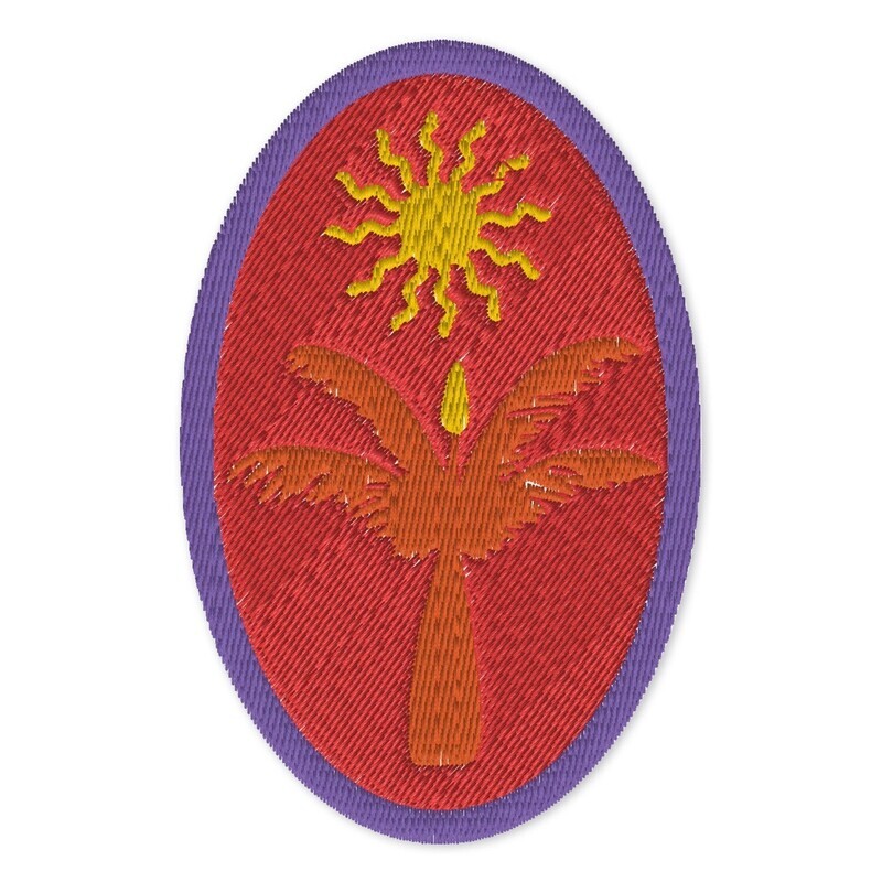 AMILO Embroidered Patches - Oval 4″×2.6″
