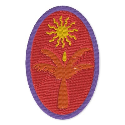 AMILO Embroidered Patches - Oval 4″×2.6″