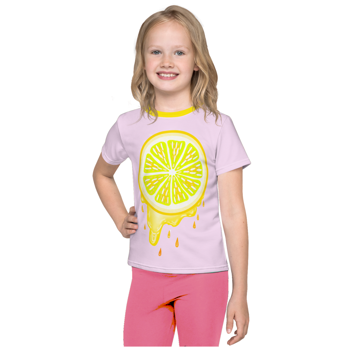 LEMON T-shirt, Toddlers - Kids, Rose Quartz Pink