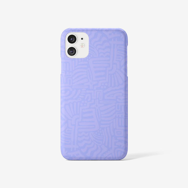 AM iPhone case, iPhone SE - iPhone 11 Pro Max, Cornflower Blue