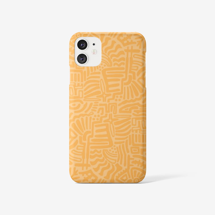 AM iPhone case, iPhone SE - iPhone 11 Pro Max, Orange