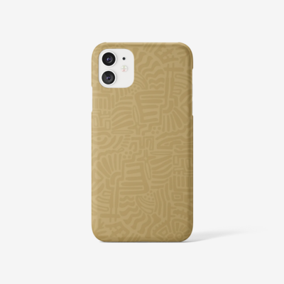 AM iPhone case, iPhone SE - iPhone 11 Pro Max, Brown
