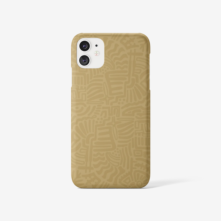 AM iPhone case, iPhone SE - iPhone 11 Pro Max, Brown