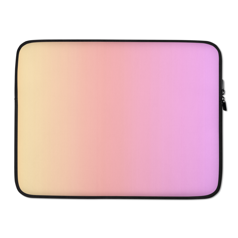 BOWIE Laptop Sleeve, Pink - Yellow