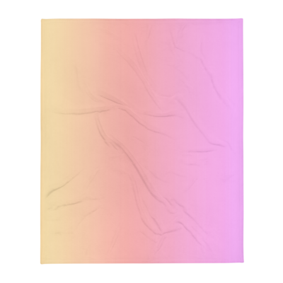 OMBRE Throw Blanket, Pink - Yellow