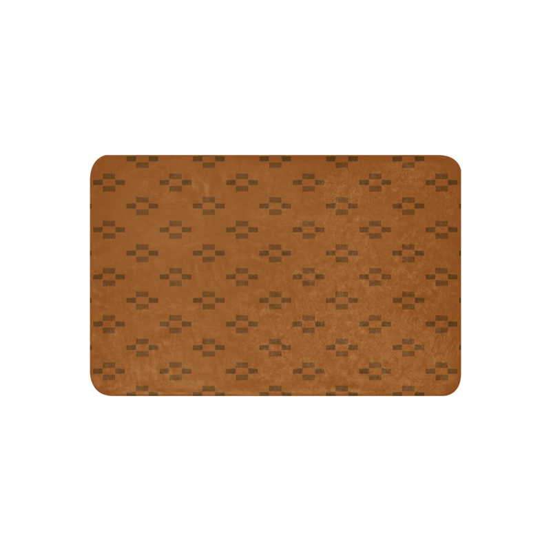 HAMEK Sherpa blanket, Warm Brown