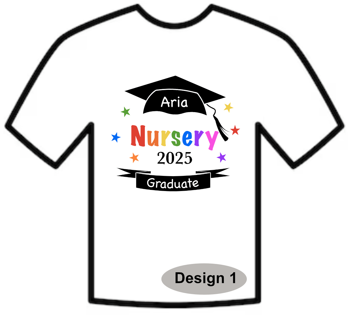 Nursery Graduation Leavers T-shirt