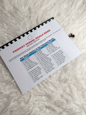 School Menu Booklet (Aberdeenshire)