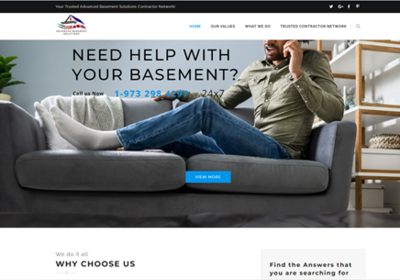 Website Creation - Trusted Contractors subdomain