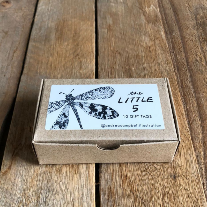 &#39;Little 5&#39; Gift tag pack of 10