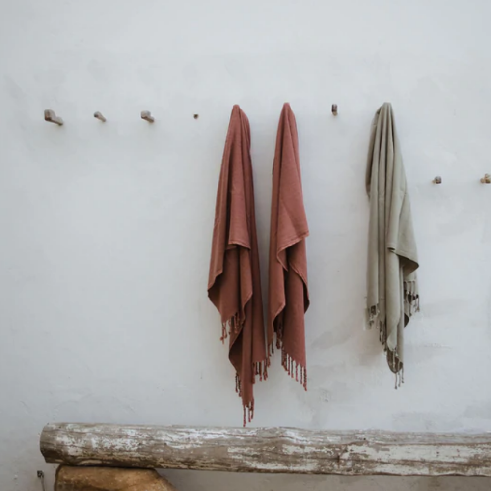 Stonewashed Towel: Plum