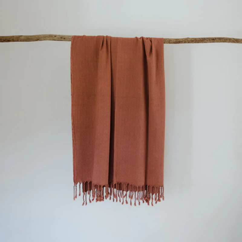Stonewashed Towel: Plum
