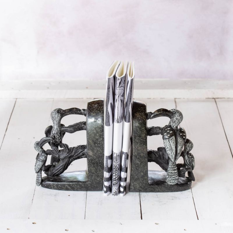 Sculpture: Hornbill Bookend
