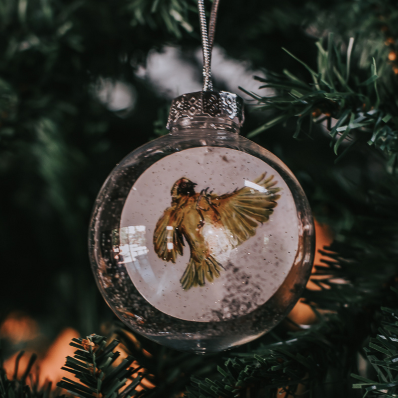 Christmas Bauble African Birds