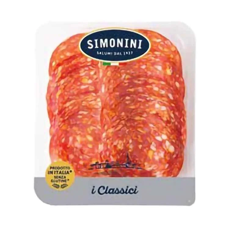 Salami Spicy Sliced Simonini - 1box (4x500g)