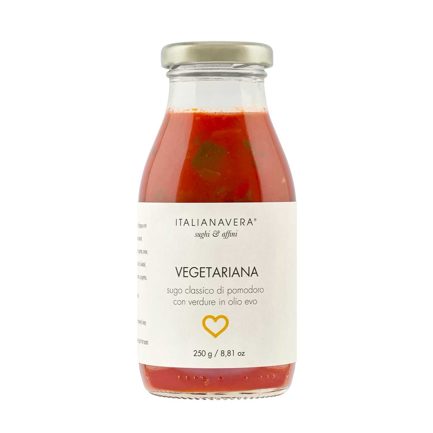 ITALIANA VERA vegetariana sauce - 250g x 12