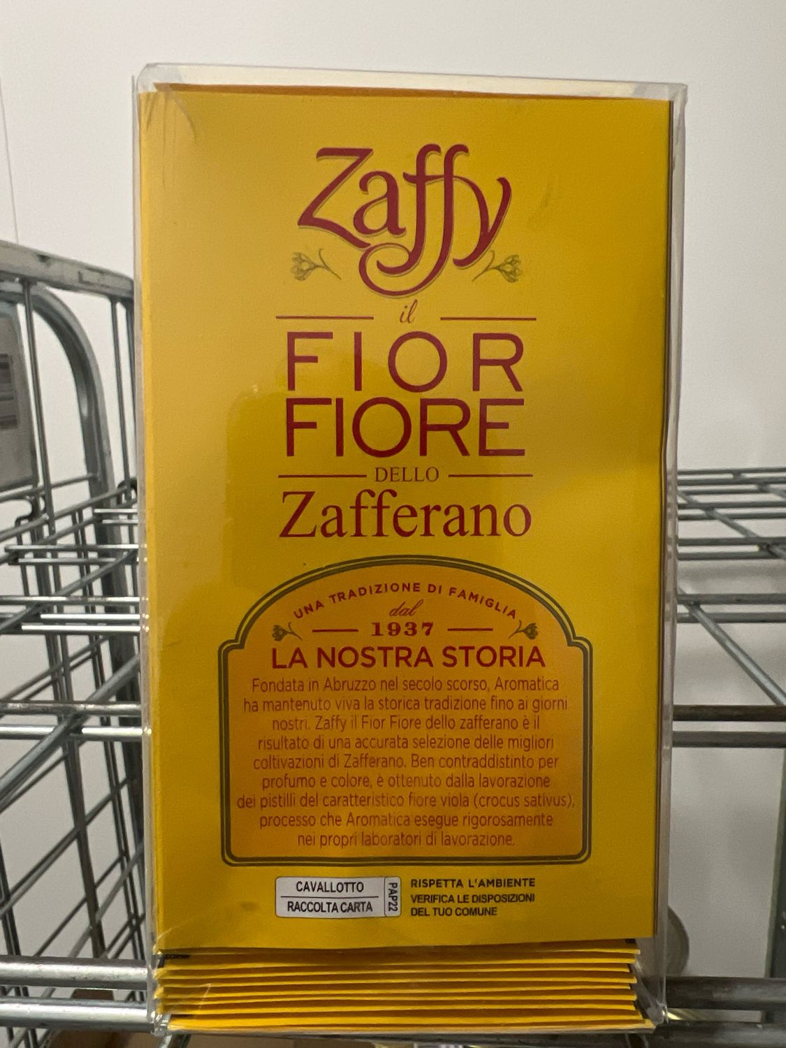 Zafferano (Saffron) Bustine (100pc X 0.80g)