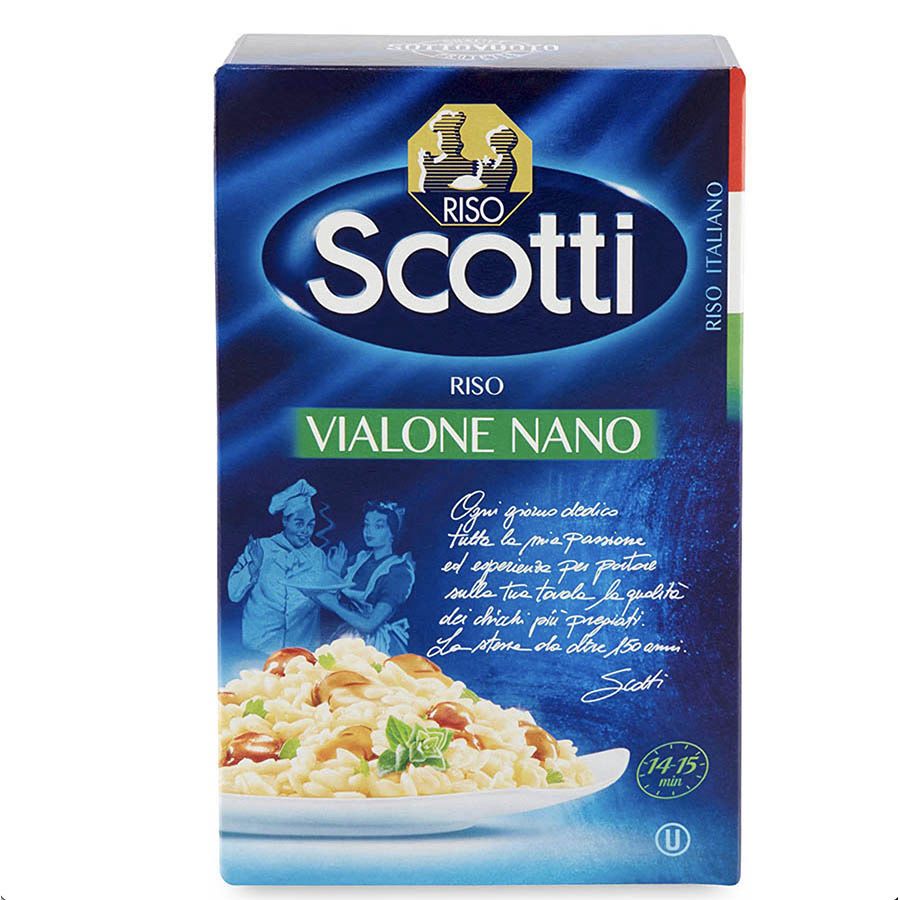 Vialone Nano Rice Scotti 1kg x 10