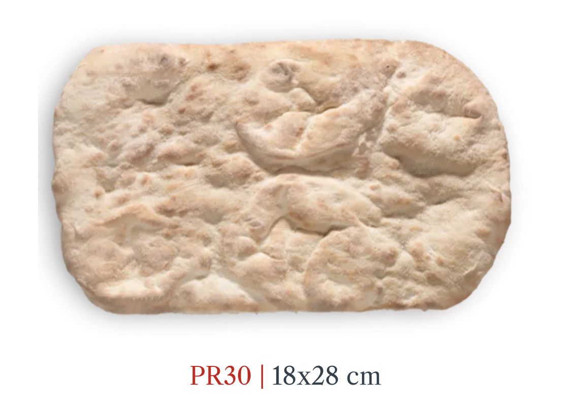 Pinsa base propizza 18x38 cm (1 box : 12 pcs)