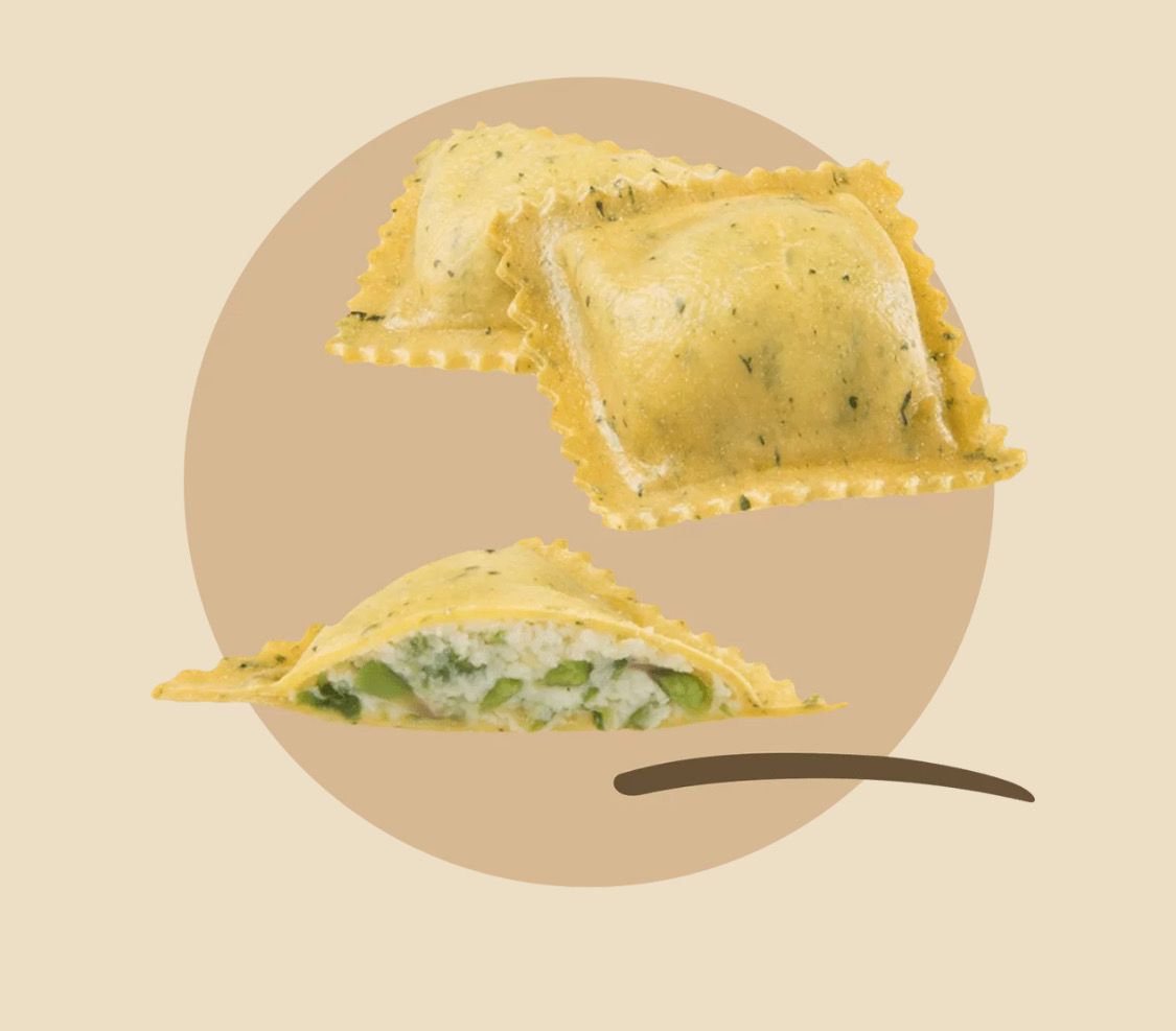 Ravioli with Asparagus Surgital (frozen) 3kg