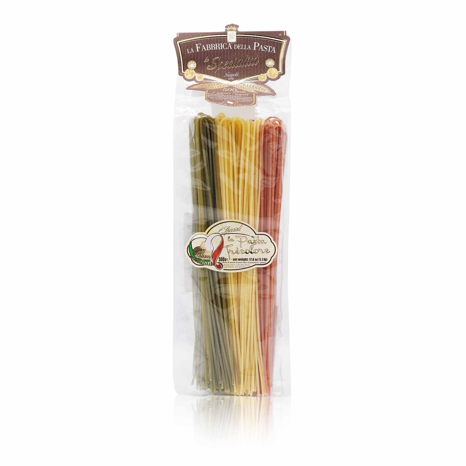 Spaghetti tricolore - La Fabbrica della Pasta (16 x 500g)