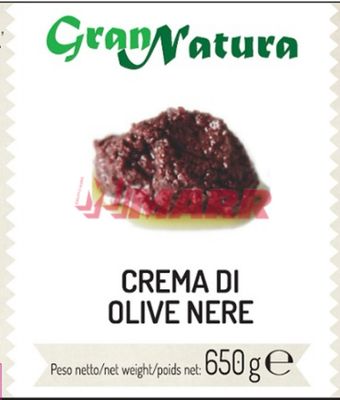 Crema olive nere G.Natura 650gr x 6