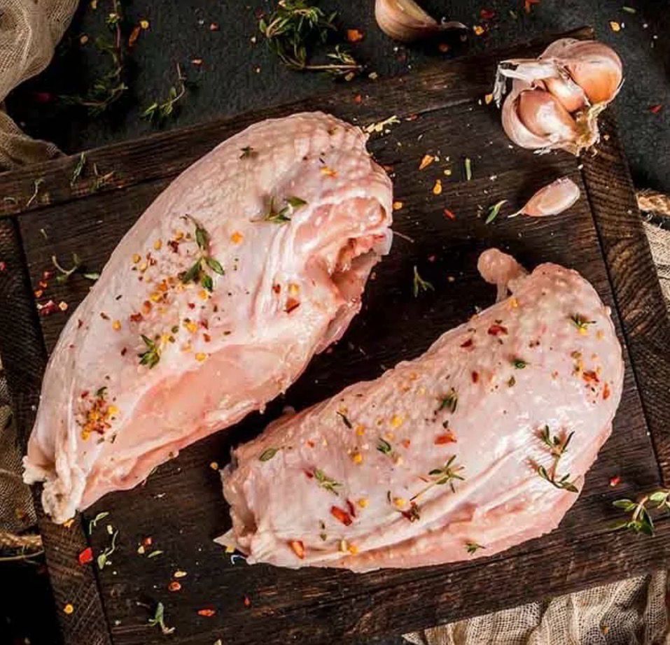 Guinea fowl breast 1200g (frozen) 5 kg