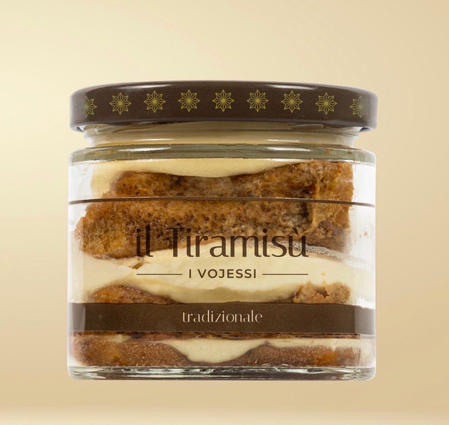 Tiramisú tradizionale in glass jar - 90g x 12 (frozen)