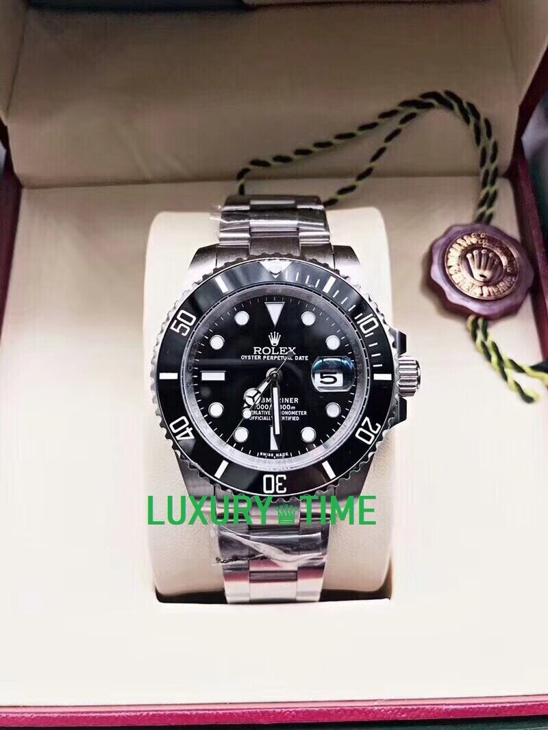 REPLICA ROLEX BLACK SUBMARINER 116610 LN V6S SUPER COPY WITH 3135 MOVEMENT