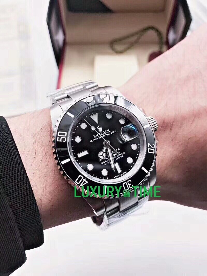 REPLICA ROLEX BLACK SUBMARINER 116610 LN V6S SUPER COPY WITH 3135 MOVEMENT