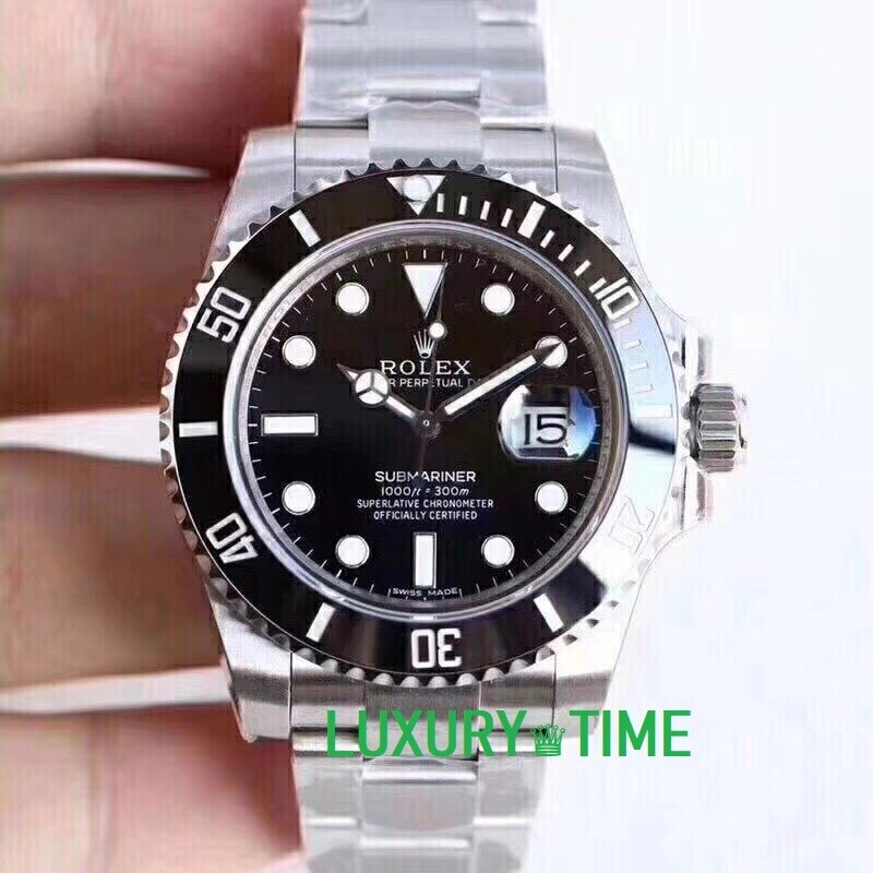 REPLICA ROLEX BLACK SUBMARINER 116610 LN V6S SUPER COPY WITH 3135 MOVEMENT