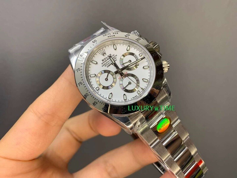 ROLEX REPLICA DAYTONA 116520 WHITE DIAL CLONE MOVEMENT 4130