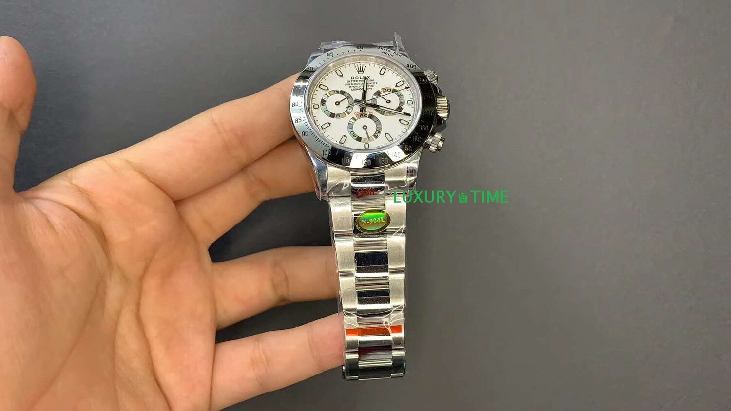 ROLEX REPLICA DAYTONA 116520 WHITE DIAL CLONE MOVEMENT 4130