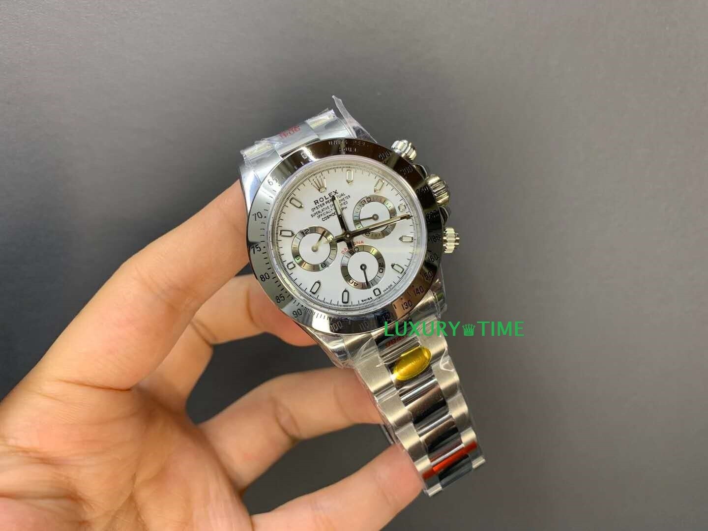 ROLEX REPLICA DAYTONA 116520 WHITE DIAL CLONE MOVEMENT 4130